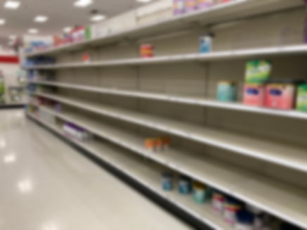 Infant formula shelves